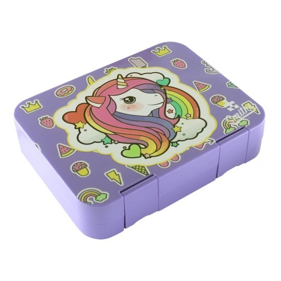 Purple Unicorn Bento Lunch Box