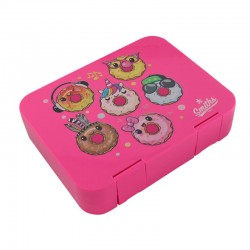 Red Donut Bento Lunch Box